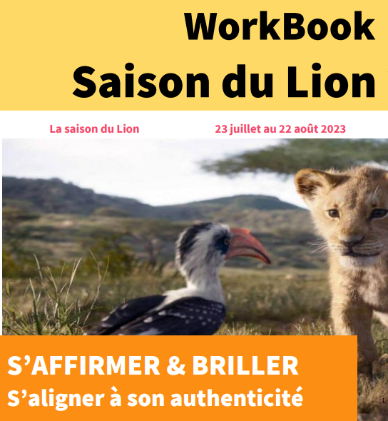 le workbook astro de la saison du lion 2023